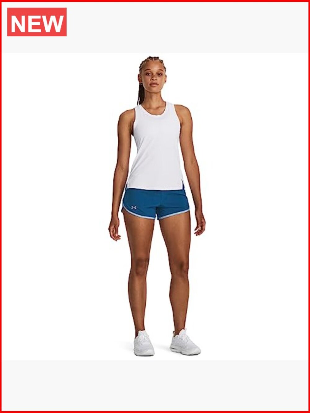 Lightweight Running Shorts with Built-in Brief, 3.5" Inseam - Picture 3 of 5